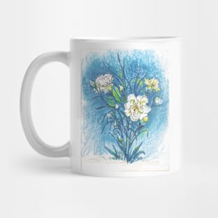 Carnation Flowers color pencil Mug